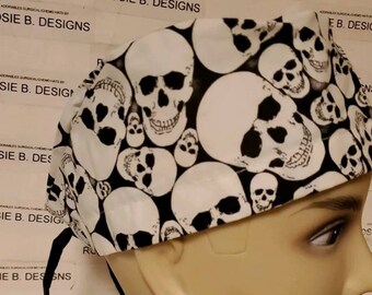 SUGAR SKULLS/ GLOW dans le style masculin foncé /chirurgical / casquette médicale