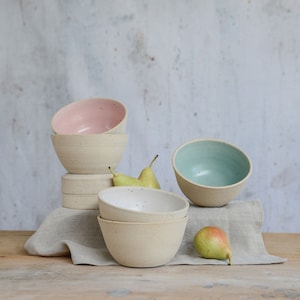 Ceramic Soup or Cereal Bowl in 5 Colours