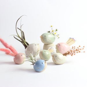 Ceramic Bird Pot/Holder/Vase, Unique Decor