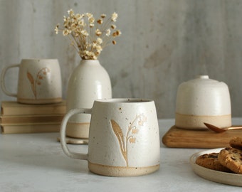 Lily Of The Valley Flower Ceramic Mug
