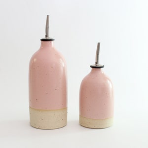Oil Pourer Stone in Small or Large Pale Pink