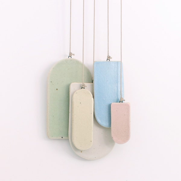 Handgemachte keramische Wandbehang, zeitgenössische Wandkunst