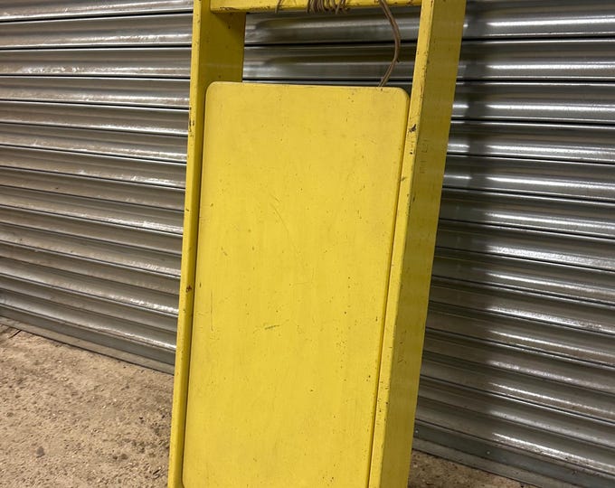 Superb Large Original Two Person Handmade Circa 1940s Wooden Sledge with its original paintwork