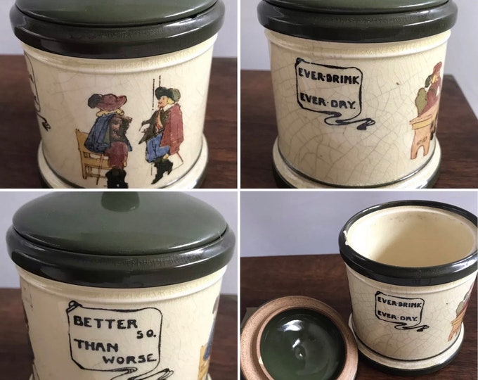 Royal Doulton Caramic Tobacco Jar Serial Number D3051