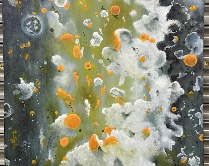 Original Oil Painting – Abstract Canvas Art by English Artist Jim Reid