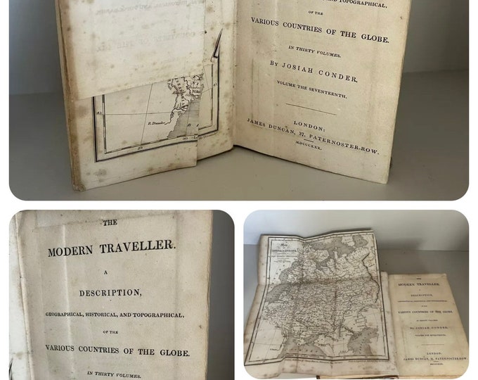 The Modern Traveller By Josiah Conder Vol 17, Russia 1830 Edition