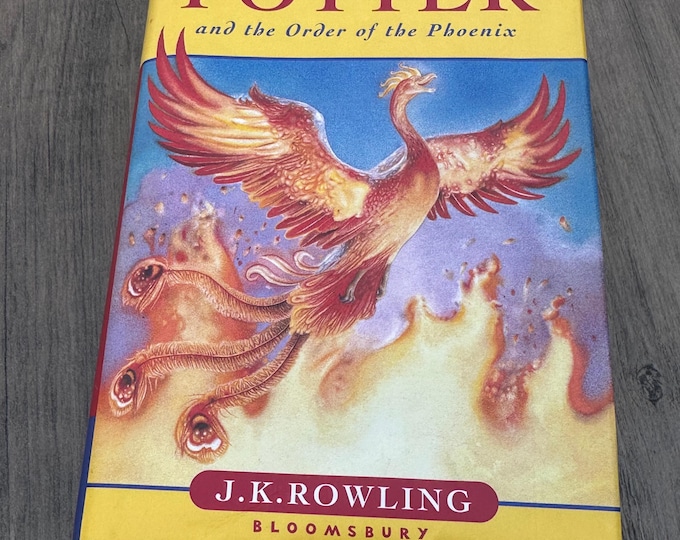 Harry Potter And The Order Of The Phoenix First Edition Ink Error & 766 Pages