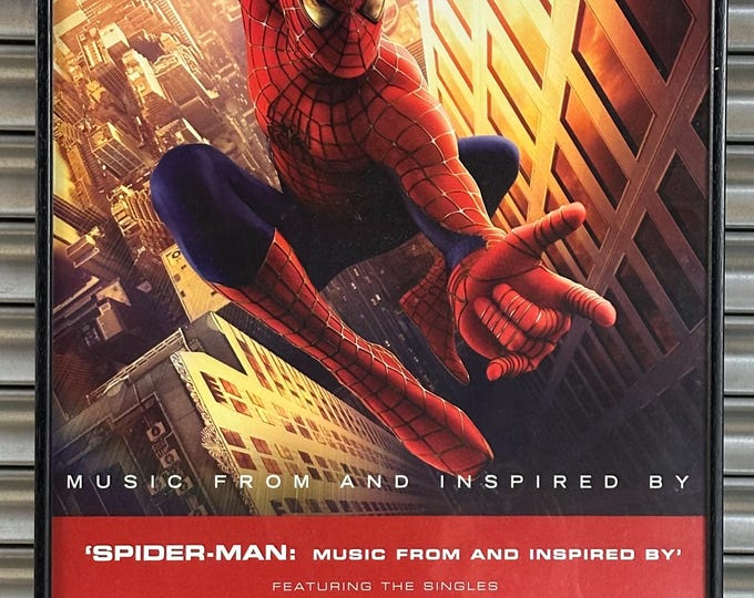 Large Framed Spider-Man Music Poster