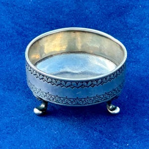 Beautiful Victorian 1880 Robert And George Drummond, Glasgow Silver Salt 30g
