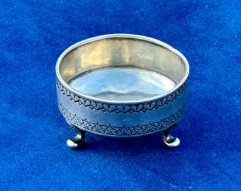 Beautiful Victorian 1880 Robert And George Drummond, Glasgow Silver Salt 30g