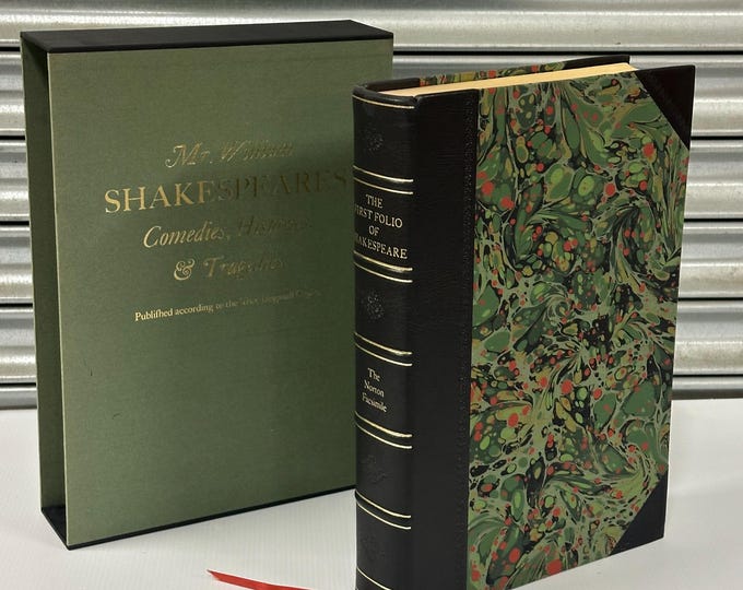 The First Folio of Shakespeare, Limited Edition 1996, Norton Facsimile - Rare - Numbered 200 of 1000