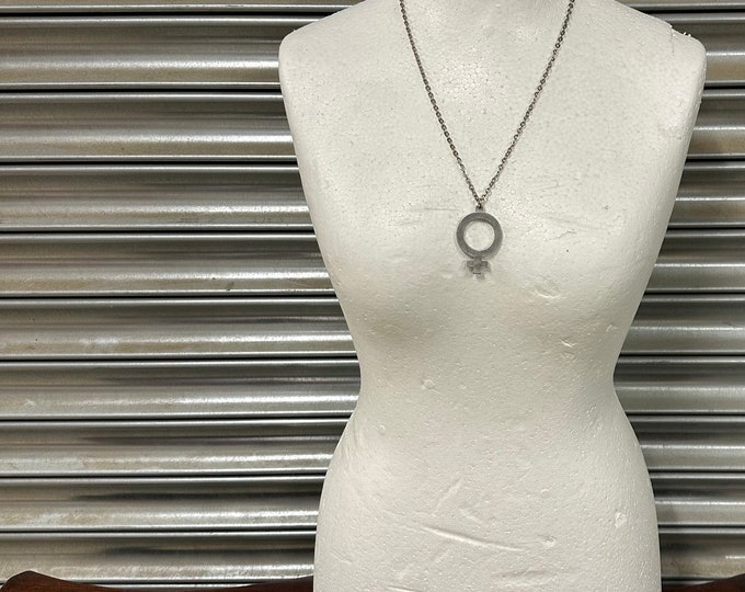 Jorgen Jensen Vintage Pewter Pendant Design 135 Made in Denmark