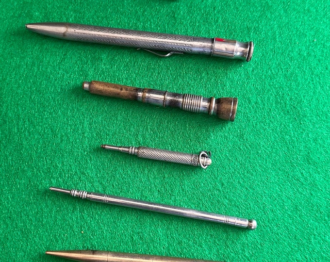 Vintage Mechanical Pencils And Lead Holder