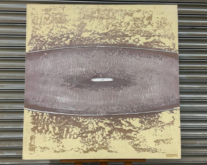 Large Original Abstract Oil Painting On Canvas By Barty Bailey Textured Modern Art In Neutral Tones