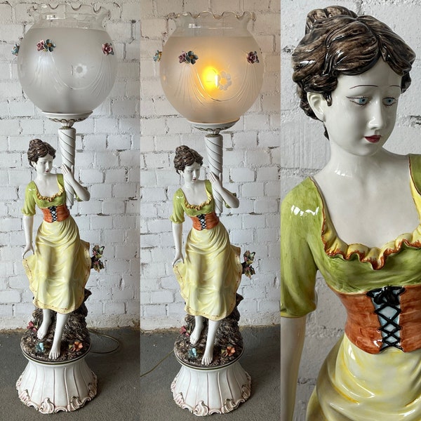Statue Floor Lamps Etsy UK