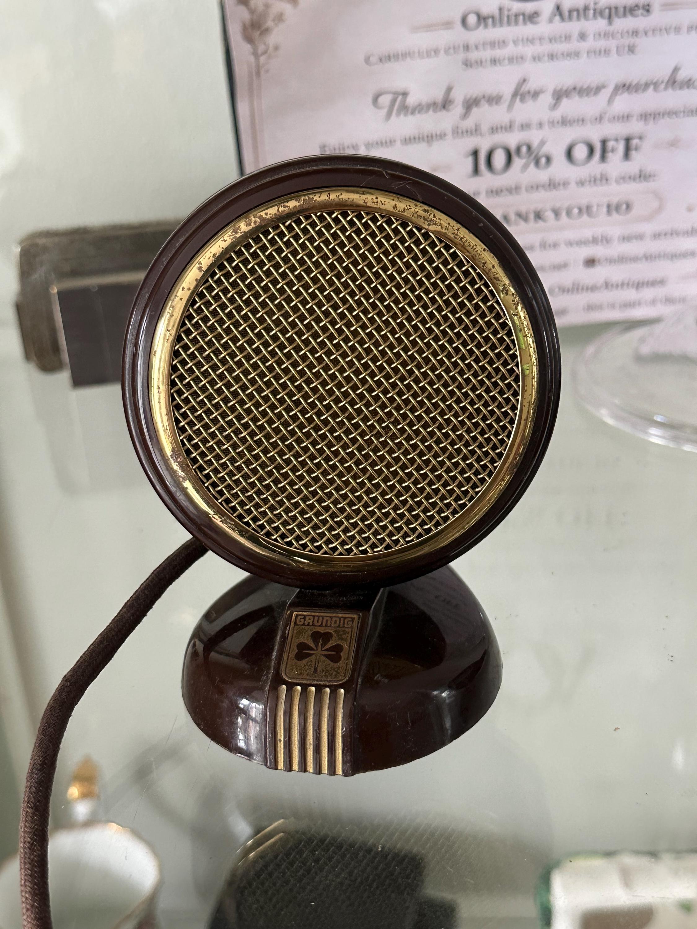 1950s Microphone With Stand - Etsy