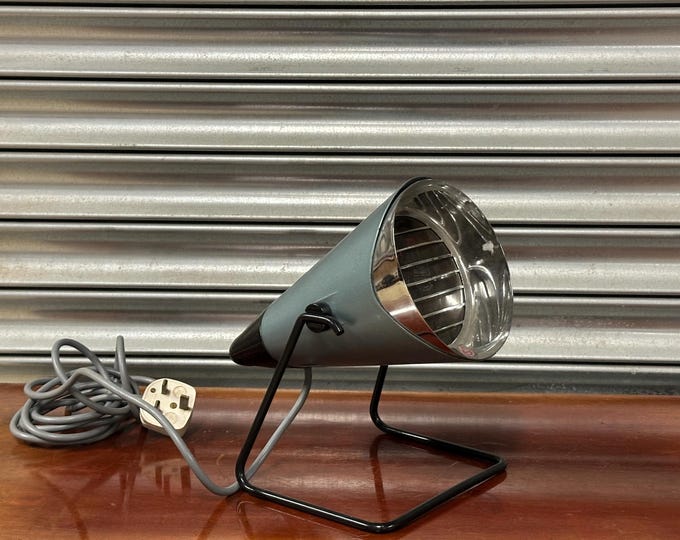 Vintage Retro Philips Infraphil Health Therapy Lamp Infrared lamp - Working