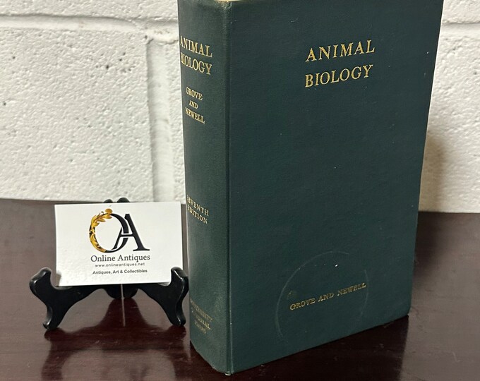 Animal Biology by AJ Grove and GE Newell, 7th edition, 1966, published by University Tutorial Press Ltd. London