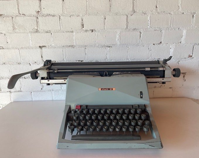 British Olivetti Made in Glasgow Olivetti 82 Typewriter circa 1960’s