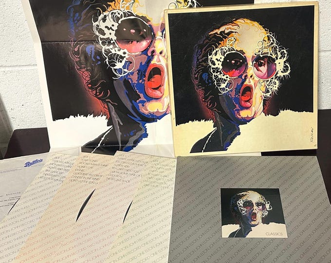 Elton John - Scarce 1979 UK limited edition 57-track Five Vinyl LP box set