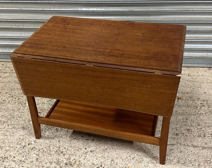 Absolutely Wonderful Example Fyne Ladye Of Banbury Teak Drinks Trolley Table