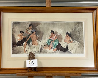 Sir William Russell Flint Limited Edition 128/850 Titled ‘Five Studies of Cecilia’