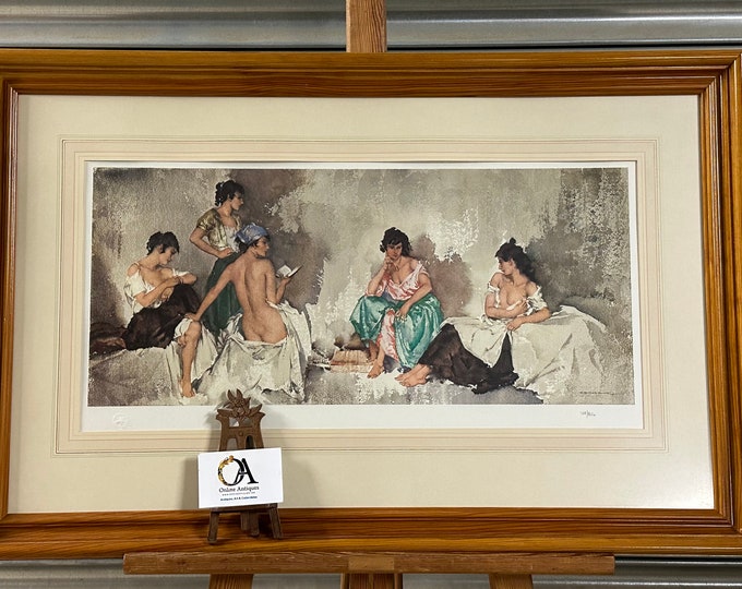 Sir William Russell Flint Limited Edition 128/850 Titled ‘Five Studies of Cecilia’