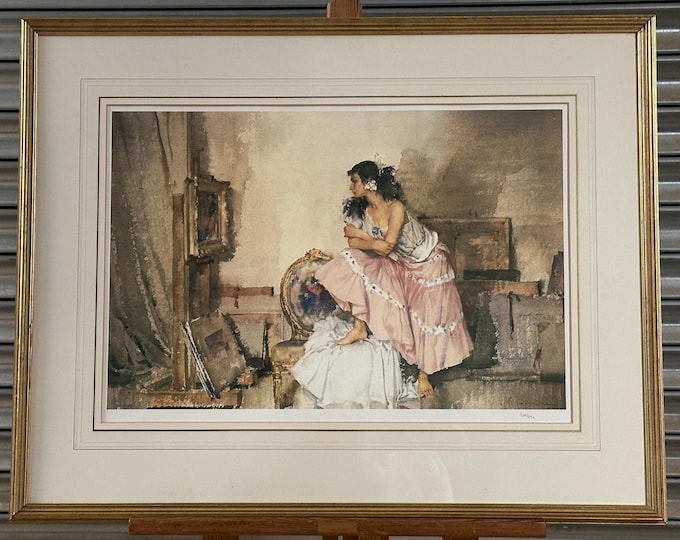 Sir William Russell Flint (1880-1969) Print Titled 'Model and Critic' 822/850