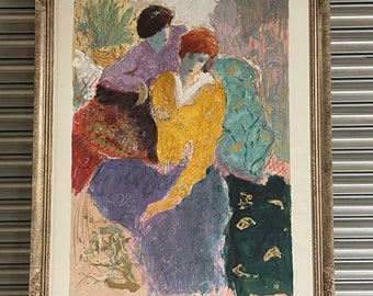 Roy Fairchild 'Study in Green' Serigraph, Limited Edition Signed Print