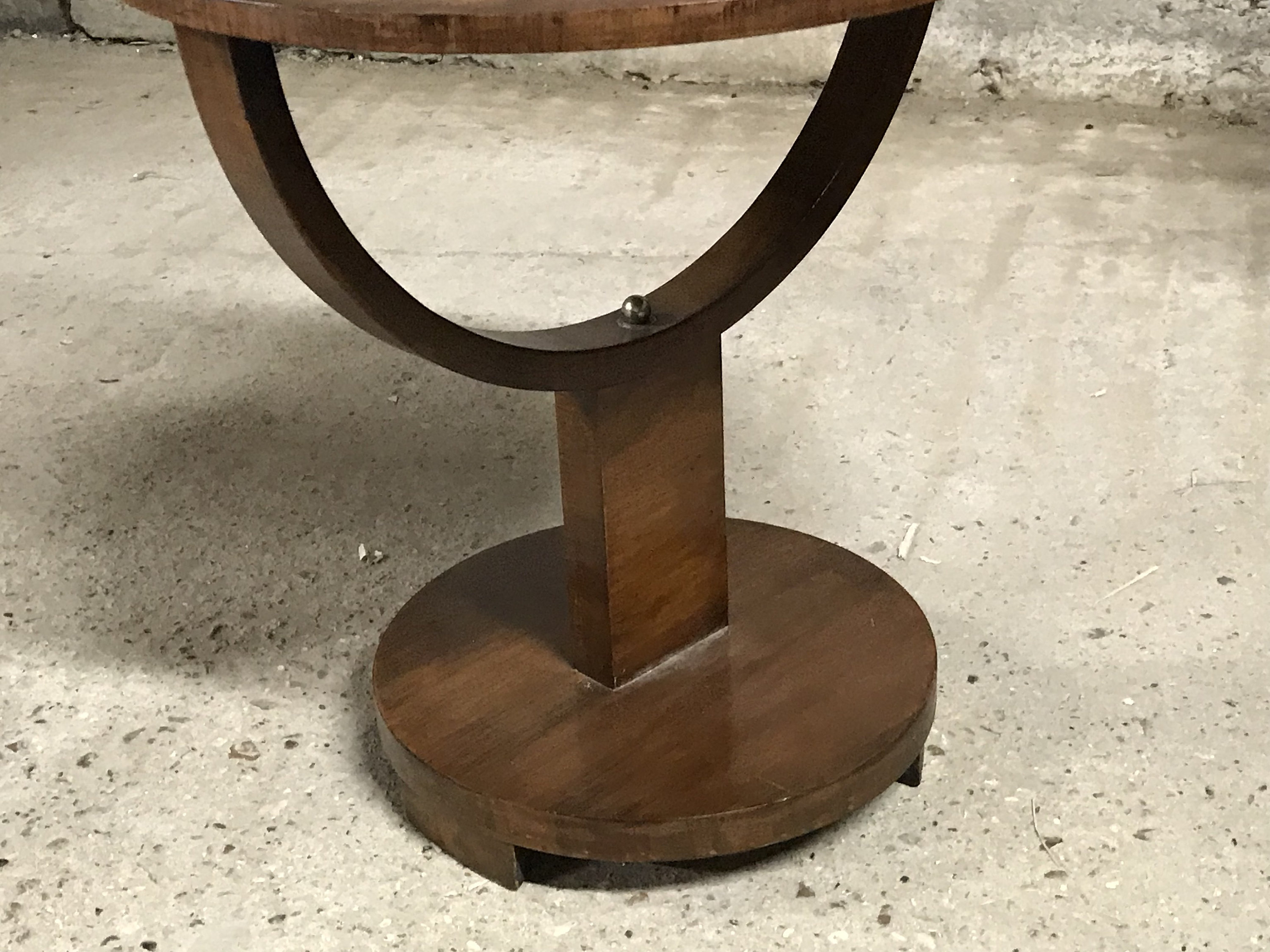 Lovely Original Rare Art Deco Side Table With Ashtray