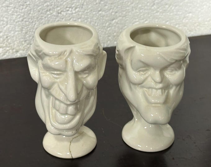 Spitting Image Fluck &Law Royal Egg Cups Fergi and Andrew (A/F)