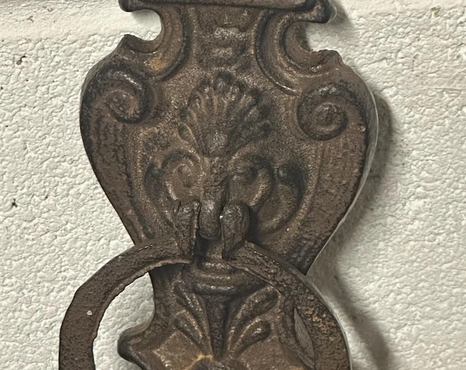 Large Antique Cast Iron Door Knocker