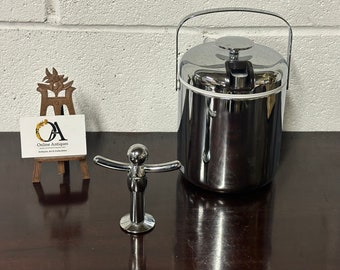 SIEGER 600 Leather Corkscrew - Boxed Retro Brown & Black Leather