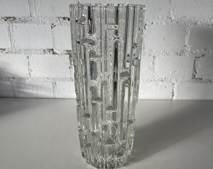 Frantisek Vizner, Sklo Union Czech Art Glass, the Maze’, a Good Art Glass Vase
