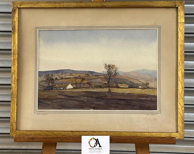 Stunning Watercolour Of Dungiven Near Belfast N.Ireland By Theodore James Gracey