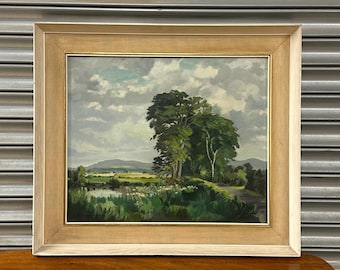 Landscape Oil Painting On Board Dated 1962 signed Constance Evelyn Fears (1895-1988)