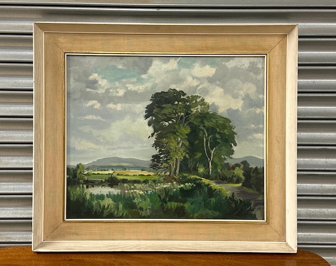 Landscape Oil Painting On Board Dated 1962 signed Constance Evelyn Fears (1895-1988)