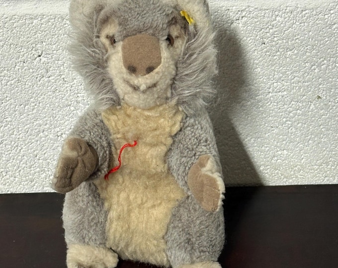 Lovely Vintage Steiff Molly Koala 0331/22 Button In Ear