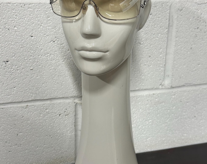 Vintage Used Women’s Chanel Diamanté Shield Sunglasses