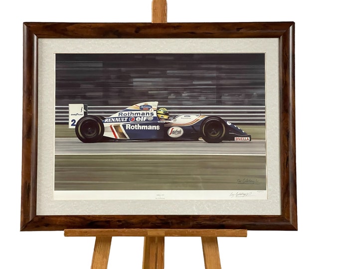 Imola 94’ - Ayrton Senna Limited Edition Artwork Print by Ray Goldsbrough