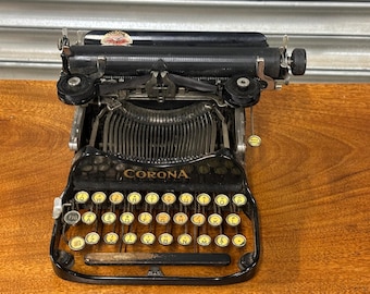 Antique WW1 Era 1917 Portable Corona Typewriter
