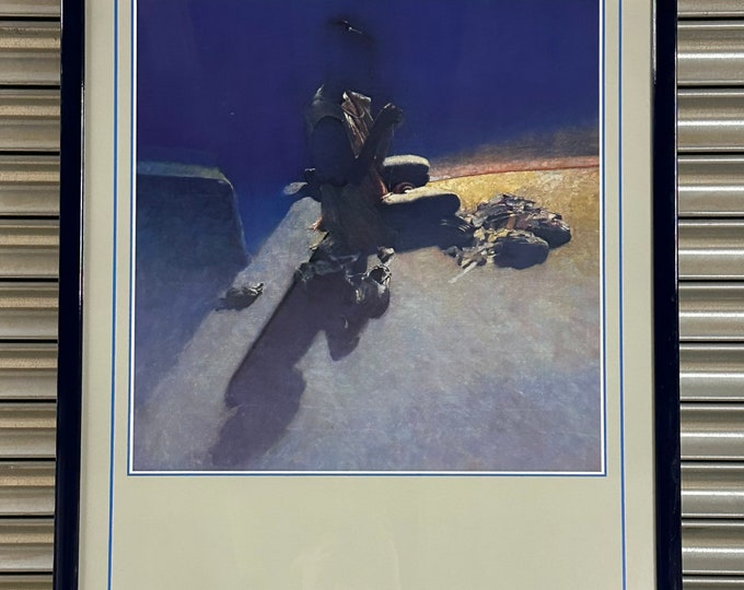 Large Vintage Robert Heindel Stable Gallery Ballet Exhibition Poster.