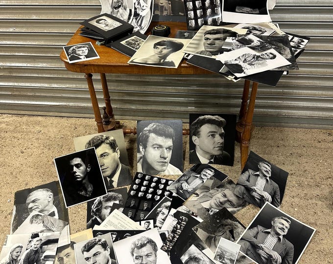 Actor Philip Voss Memorabilia Collection, Vintage Photographs, Autograph & Ephemera