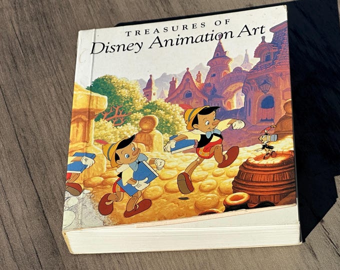 Treasures of Disney Animation Art Tiny 1982- Book - Robert E Abrams