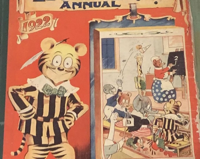 Rare Vintage 1922 Tiger Tim’s Annual - This First Annual Is Hard To Come By