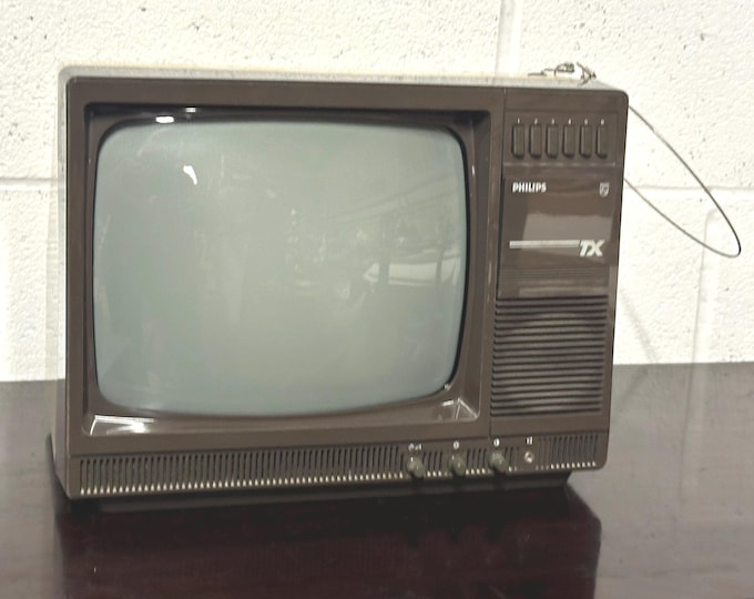 Retro 1982 Philips Type 12TX2501/25B Television