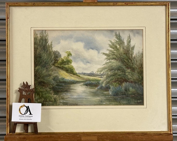 Original Landscape Watercolour By Nora Robinson