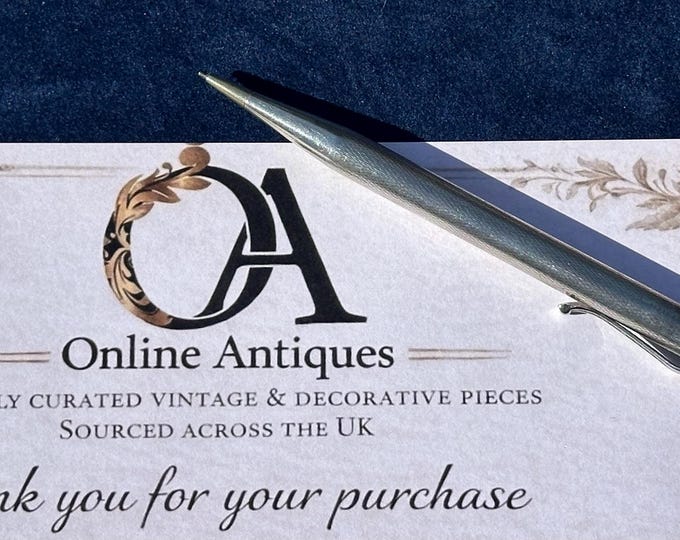 Yard-O-Led Sterling Silver Propelling Pencil Model 422767 Hallmarked Vintage