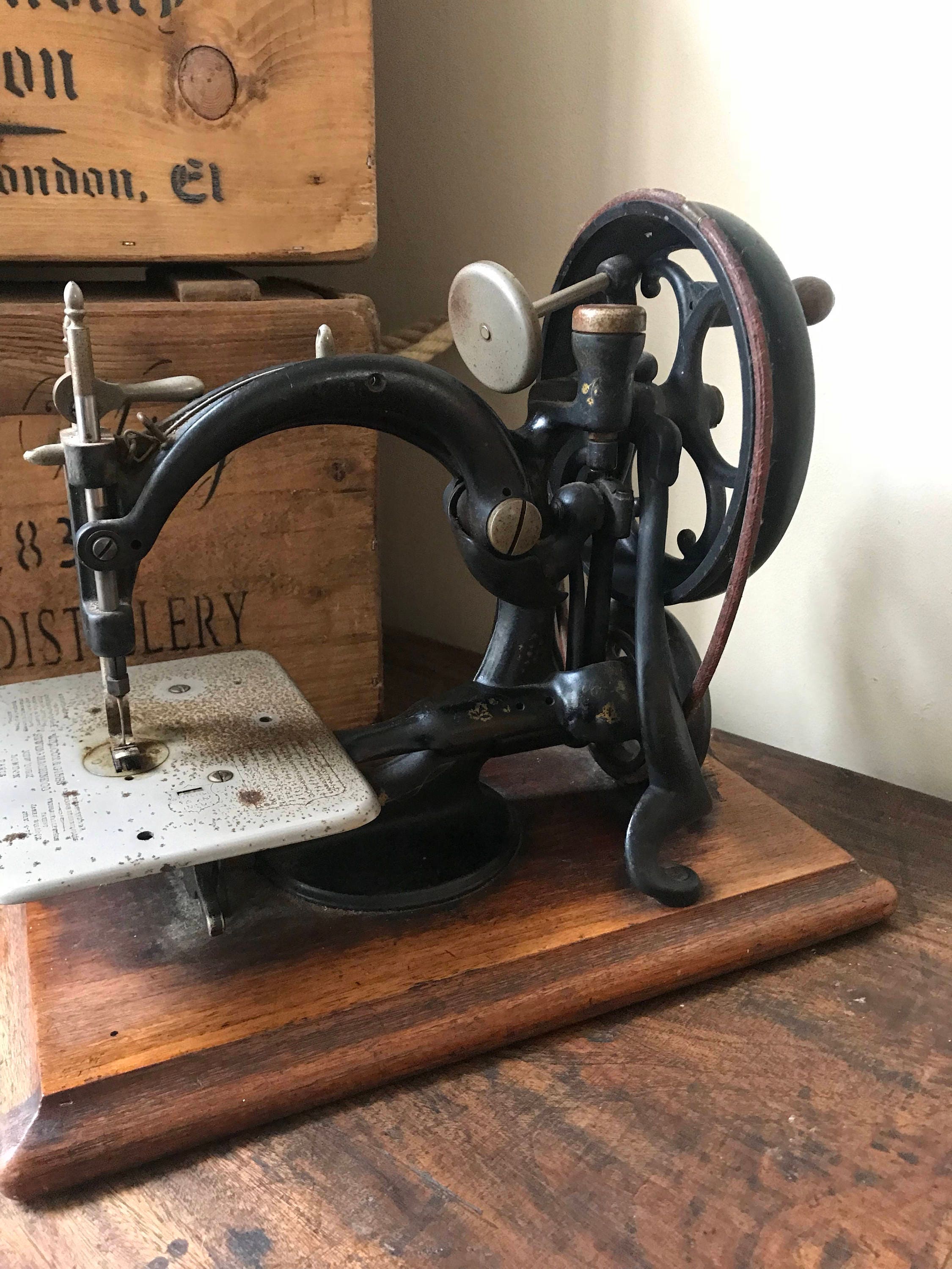 Fabulous Antique Willcox & Gibbs Hand Crank circa 1878 Sewing Machine