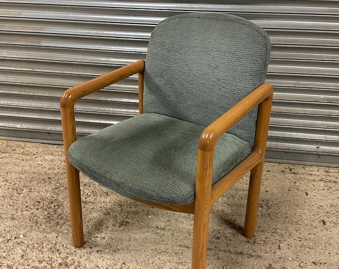 Vintage 1980’s Gordon Russell Beech Desk Office / Dining Chair